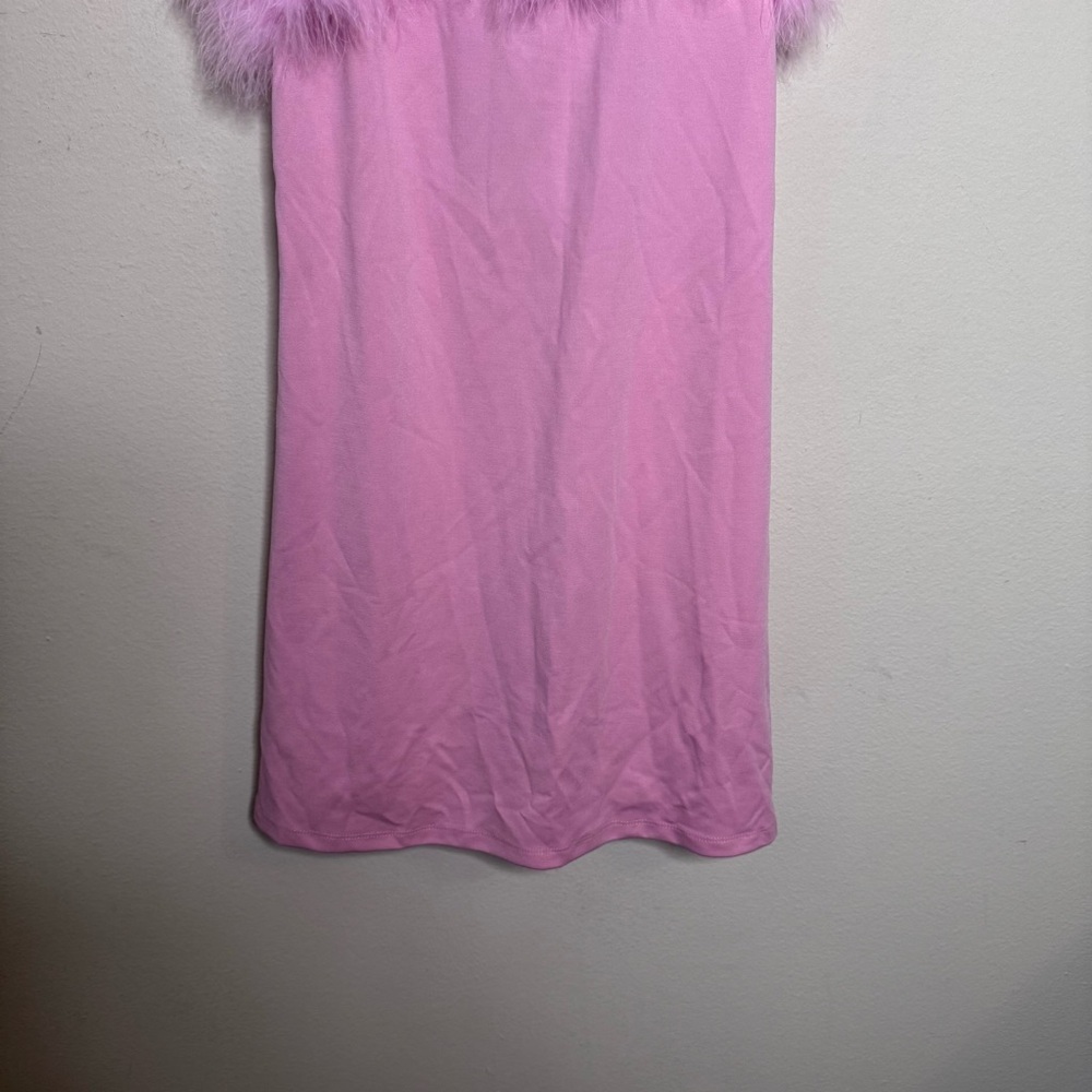 Dolls Kill Baby flirty N’ Thriving Marabou Dress - Picture 7 of 12
